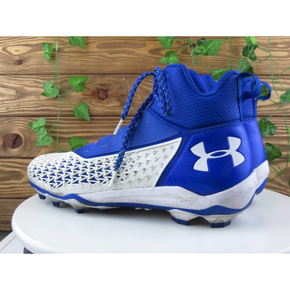 Under Armour Sz 11.5 Sneaker White Synthetic Men Medium (D, M) Athletic - Picture 8 of 10